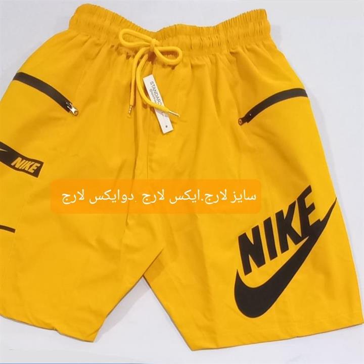 شلوارک  نایک کتان جیب دار